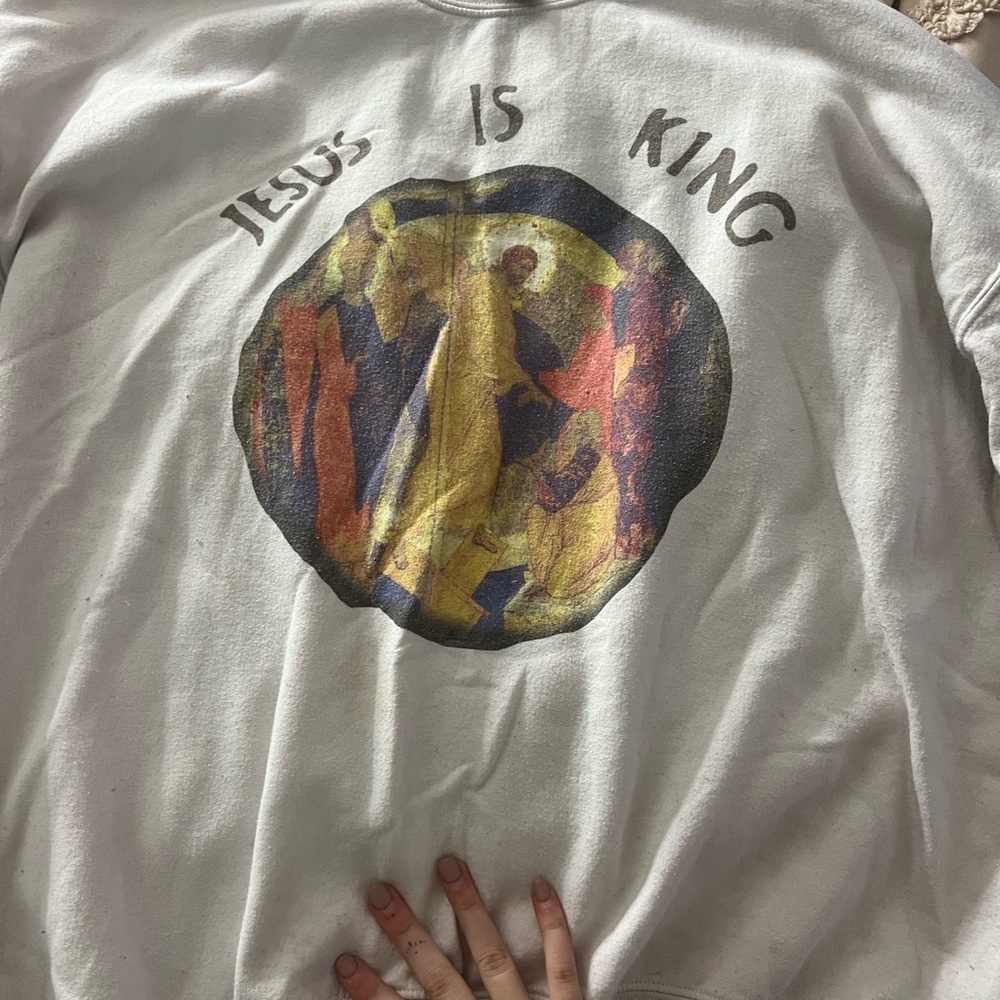 Jesus Is King kanye west inspired sweatshirt
